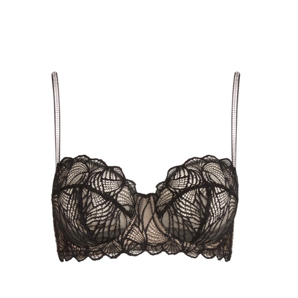 Avery Rose KYM Black Swarovski Crystal Strap Bra - Picture 4 of 8